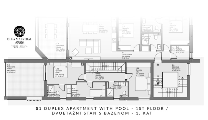 Apartment Sale Vodice, Dalmacja, Chorwacja 8