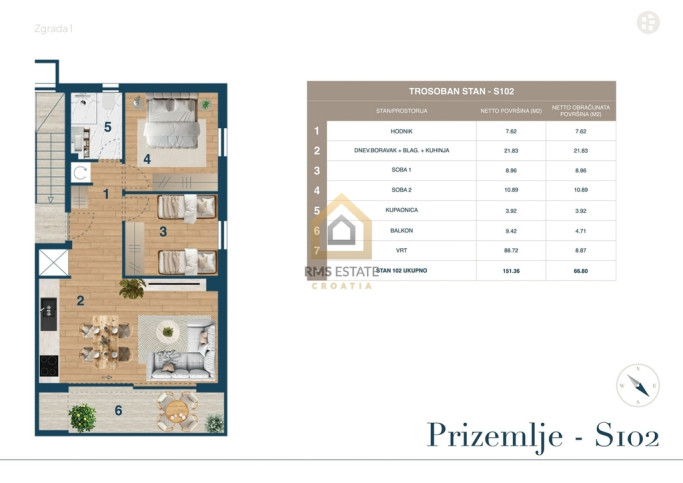 Apartment Sale Novi Vinodolski, Kvarner, Chorwacja 4