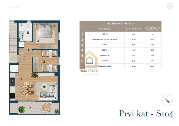 Apartment Sale Novi Vinodolski, Kvarner, Chorwacja 5