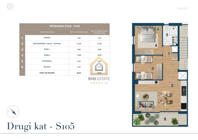Apartment Sale Novi Vinodolski, Kvarner, Chorwacja 5